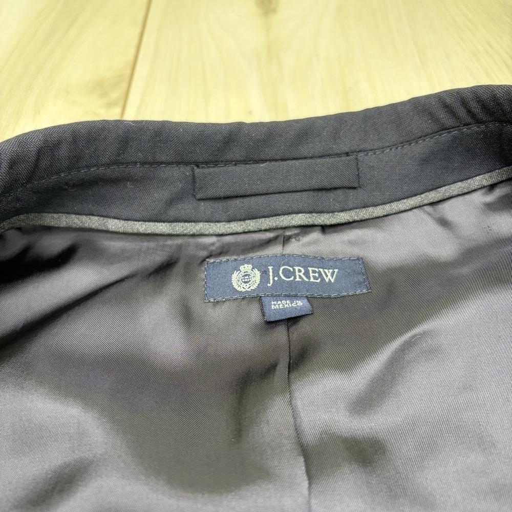 J Crew Ludlow Loro Piana Super 120s Sport Coat Jacket Blue Wool Size 38s - Picture 11 of 16